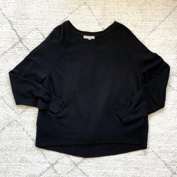 Banana Republic Black Wool Blend Round Neck Sweater Size XL - Picture 7 of 7